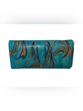 “Friends” Vegan Leather Clutch Wallet by Indigenous Designer Maxine Noel